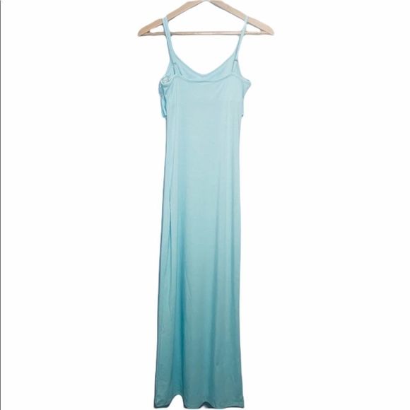 Stain NWT Rebel Sky Fringe Maxi Dress S Bliss Blue - Picture 7 of 16